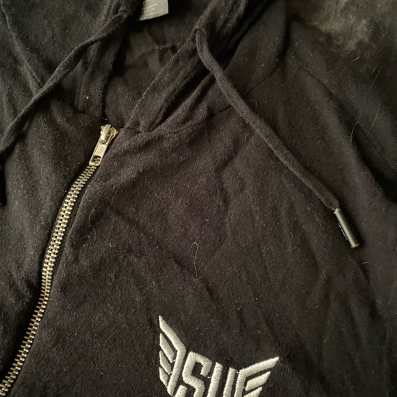 SizeUp Black ZipUp Long Sleeve - Picture 3 of 3